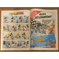 Journal de Mickey N°1745 avec cadeau 10 personnages Taram et le chaudron magique 1985 vintage