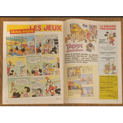 Journal de Mickey N°1745 avec cadeau 10 personnages Taram et le chaudron magique 1985 vintage