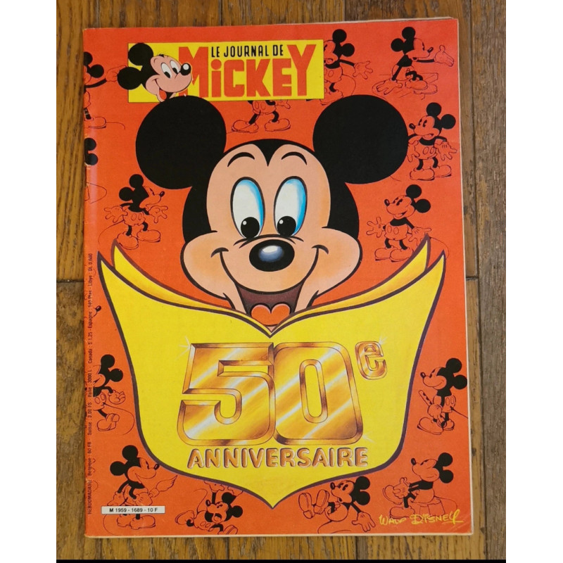 Journal de Mickey N°1689 50ème anniversaire 1984 vintage
