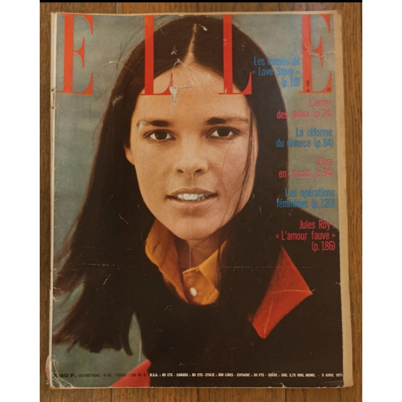 Elle magazine N°1320 1971 vintage