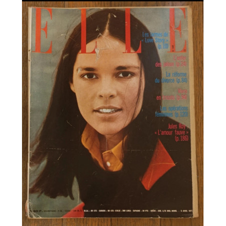 Elle magazine N°1320 1971 vintage