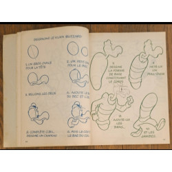 Ancien livre Woody Woodpecker 1981 pour apprendre à dessiner vintage