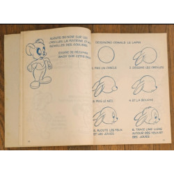 Ancien livre Woody Woodpecker 1981 pour apprendre à dessiner vintage