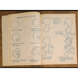 Ancien livre Woody Woodpecker 1981 pour apprendre à dessiner vintage