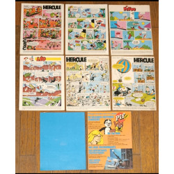Lot de 8 anciens magazines Pif et Hercule Années 80 vintage