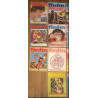 Lot de 18 anciens magazines Tintin Années 70 vintage