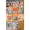 Lot de 18 anciens magazines Tintin Années 70 vintage