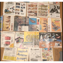 Lot de 32 anciens magazines Nouveau Tintin Années 70 vintage
