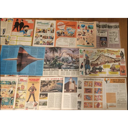 Lot de 32 anciens magazines Nouveau Tintin Années 70 vintage