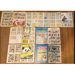Lot de 7 anciens Journaux de Mickey vintage