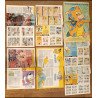 Lot de 7 anciens Journaux de Mickey vintage
