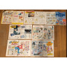 Lot de 7 anciens Journaux de Mickey vintage