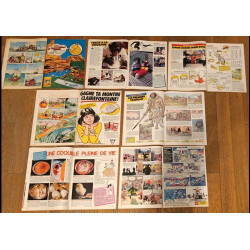 Lot de 7 anciens Journaux de Mickey vintage