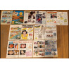 Lot de 7 anciens Journaux de Mickey vintage