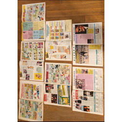 Lot de 7 anciens Journaux de Mickey vintage