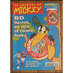 Journal de Mickey N°2234 avec cadeau 8 vignettes Panini Les 101 dalmatiens 1995 vintage