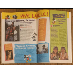 Journal de Mickey N°2234 avec cadeau 8 vignettes Panini Les 101 dalmatiens 1995 vintage
