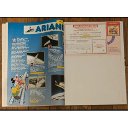 Journal de Mickey N°1838 avec cadeau Maquette spatiale 1987 vintage