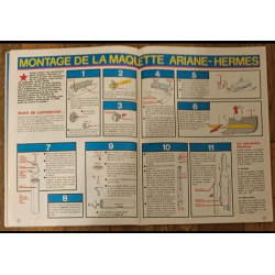 Journal de Mickey N°1838 avec cadeau Maquette spatiale 1987 vintage