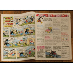 Journal de Mickey N°1838 avec cadeau Maquette spatiale 1987 vintage