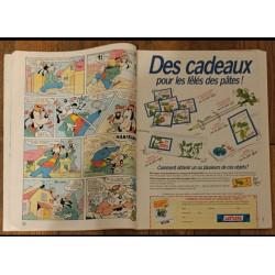 Journal de Mickey N°1838 avec cadeau Maquette spatiale 1987 vintage