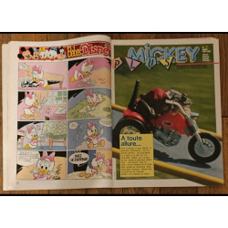 Journal de Mickey N°1838 avec cadeau Maquette spatiale 1987 vintage