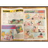 Journal de Mickey N°1823 avec cadeau Transfert B.B. Disney 1987 vintage