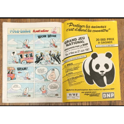 Journal de Mickey N°1823 avec cadeau Transfert B.B. Disney 1987 vintage