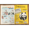 Journal de Mickey N°1823 avec cadeau Transfert B.B. Disney 1987 vintage