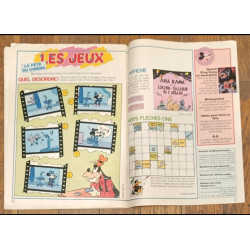 Journal de Mickey N°1823 avec cadeau Transfert B.B. Disney 1987 vintage