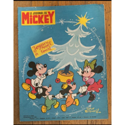 Journal de Mickey N°1330 spécial Noël avec poster Bernard et Bianca 1977 vintage