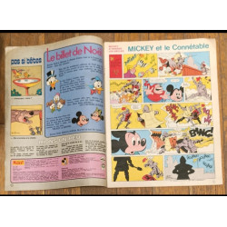Journal de Mickey N°1330 spécial Noël avec poster Bernard et Bianca 1977 vintage
