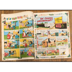 Journal de Mickey N°1330 spécial Noël avec poster Bernard et Bianca 1977 vintage