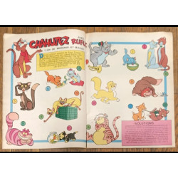 Journal de Mickey N°1330 spécial Noël avec poster Bernard et Bianca 1977 vintage
