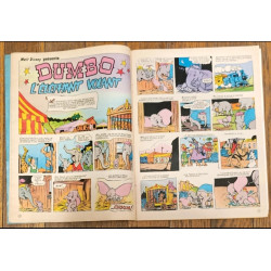 Journal de Mickey N°1446 avec cadeau Poster géant Dumbo 1980 vintage