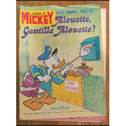 Journal de Mickey N°1413 avec cadeau Autocollants Dingo 1979 vintage