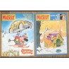 Lot de 2 anciens Journaux de Mickey bd La coccinelle à Monte-Carlo N°1334 et 1335 1978 vintage