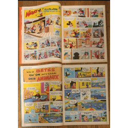 Lot de 2 anciens Journaux de Mickey bd La coccinelle à Monte-Carlo N°1334 et 1335 1978 vintage