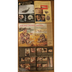 Lot de 3 anciens Journaux de Mickey spécial Préhistoire 1977 N°1287, 1288 et 1289 vintage