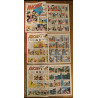 Lot de 3 anciens Journaux de Mickey spécial Préhistoire 1977 N°1287, 1288 et 1289 vintage