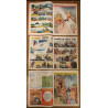 Lot de 3 anciens Journaux de Mickey spécial Préhistoire 1977 N°1287, 1288 et 1289 vintage
