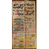 Lot de 3 anciens Journaux de Mickey spécial Préhistoire 1977 N°1287, 1288 et 1289 vintage