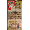 Lot de 3 anciens Journaux de Mickey spécial Préhistoire 1977 N°1287, 1288 et 1289 vintage