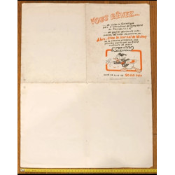 Journal de Mickey N°1313 1977 + Poster Donaldissimo vintage