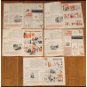 Lot de 5 "Lisette" 1966 N°29/30/31/32/33 vintage