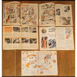 Lot de 5 "Lisette" 1966 N°29/30/31/32/33 vintage