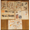 Lot de 5 "Lisette" 1966 N°29/30/31/32/33 vintage