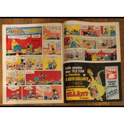 Journal de Mickey N°1379 avec cadeau 4 Fiches jeux de société 1978 vintage