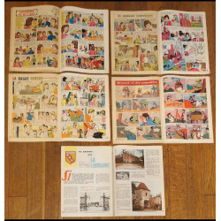 Lot de 5 "Lisette" 1966 N°29/30/31/32/33 vintage