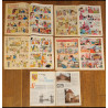 Lot de 5 "Lisette" 1966 N°29/30/31/32/33 vintage